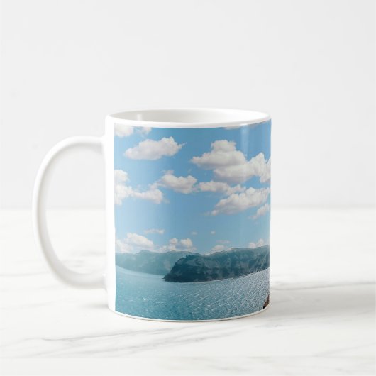 Mug Santorin, Grèce Beach House (Gauche)