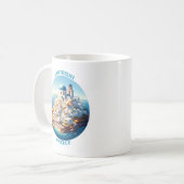 Mug Santorin Grèce Europe (Devant gauche)