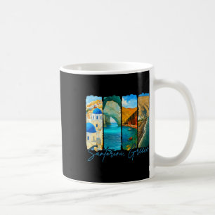 Mug Santorin Grèce Voyager Coup de pinceau Rencontre-m