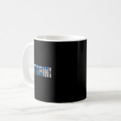 Mug Santorin île grecque mer Égée Grèce vacances (Devant gauche)