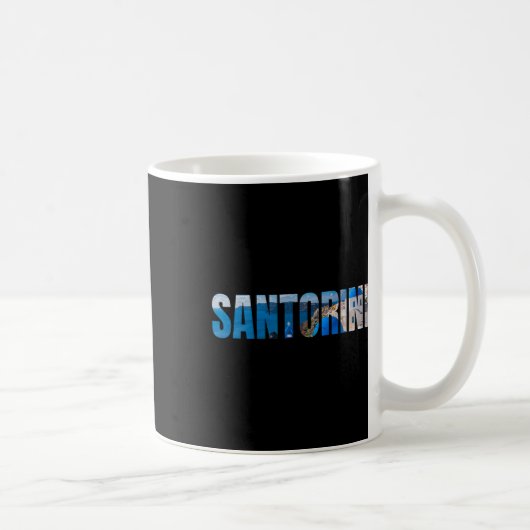 Mug Santorin île grecque mer Égée Grèce vacances (Droite)