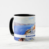 Mug Santorin Oia (Devant gauche)