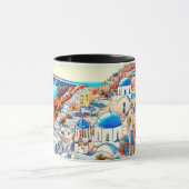 Mug Santorin, Où Brille Chaque Moment (Centre)
