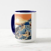 MUG SANTORINI GRÈCE N° 1 (Devant gauche)