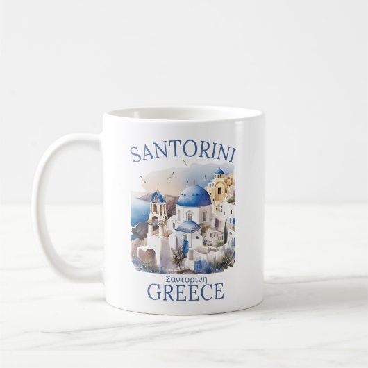 Mug Santorini Greece Beautiful Paradise (Gauche)