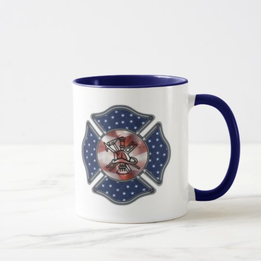 Mug Sapeur-pompier patriote (Droite)
