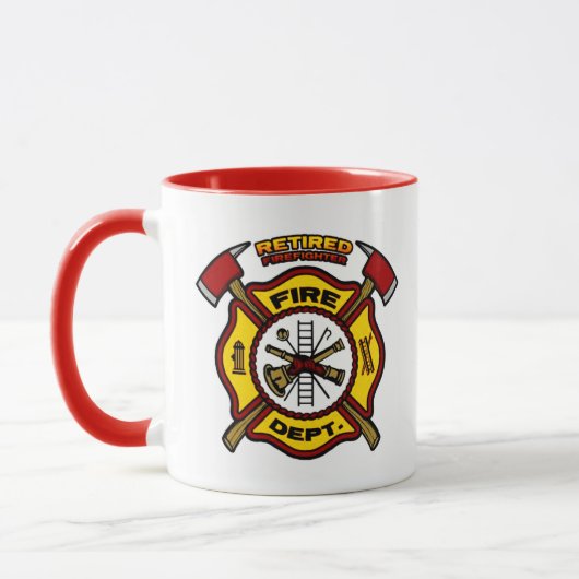 MUG SAPEUR-POMPIER RETRAITÉ (Gauche)