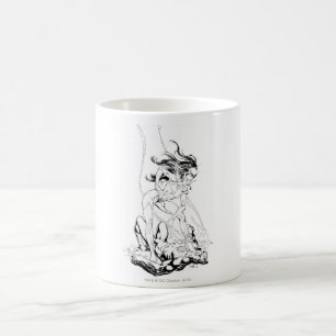 Mug Saphir vert de lanterne et d'étoile