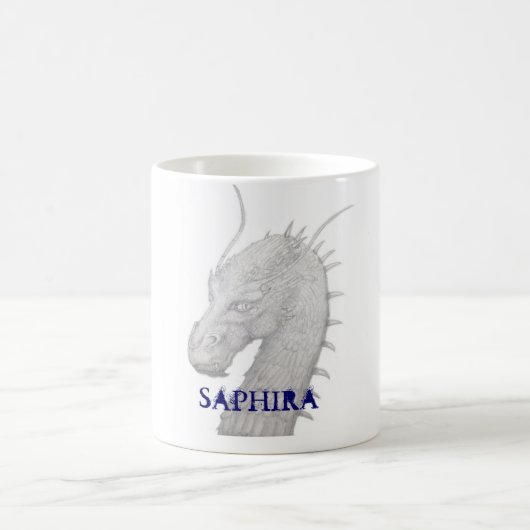 Mug Saphira le dragon bleu (Centre)