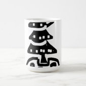 Mug Sapin de Noël abstrait (Centre)