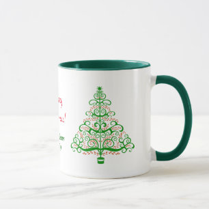 Mug Sapin de Noël Art Nouveau