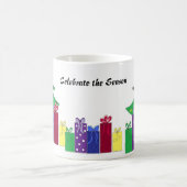 Mug Sapin de Noël avec cadeaux emballés (Centre)