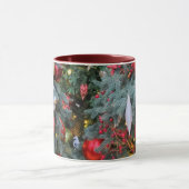 Mug Sapin de Noël avec jouets dorés, rouges. (Centre)