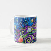 Mug Sapin de Noël Cosmique (Devant gauche)