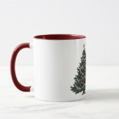 Mug Sapin de Noël de campagne (Gauche)