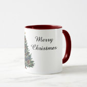Mug Sapin de Noël de campagne (Devant droit)