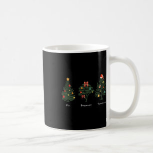 Mug Sapin de Noël drôle Anti Trump Message Caché Femme
