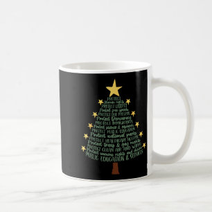 Mug Sapin de Noël drôle anti Trump subtil