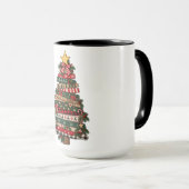 Mug Sapin de Noël rustique (Devant droit)