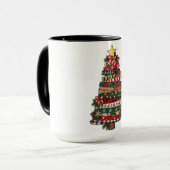 Mug Sapin de Noël rustique (Devant gauche)