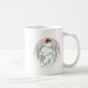 Mug Sapin de Noël Santa Bigfoot Lumières Xmas Drôle Sa