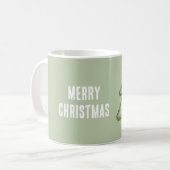 Mug Sapin de Noël vert joyeux (Devant gauche)