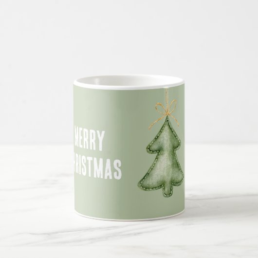 Mug Sapin de Noël vert joyeux (Centre)