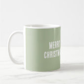 Mug Sapin de Noël vert joyeux (Gauche)