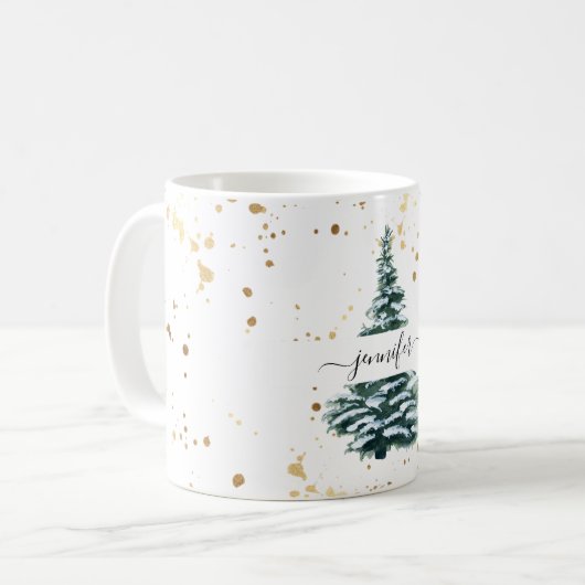 Mug Sapin d'hiver (Devant gauche)