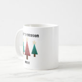 Mug Sapins de Noël (Devant gauche)
