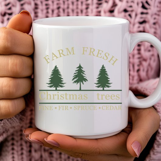 Mug Sapins de Noël frais de la ferme