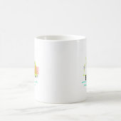 Mug sapins de noël rétro modernes du milieu du siècle (Centre)
