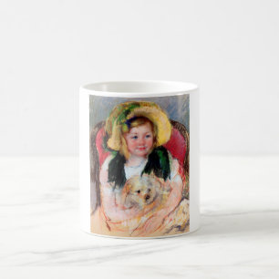 Mug Sara avec son chien, Cassatt