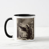 Mug Sarah Bernhardt (1844-1923) comme Hamlet dans le (Gauche)