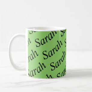 Mug Sarah du noir d'orphelin d'exposition