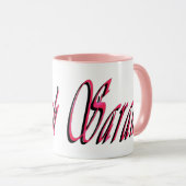 Mug Sarah, Nom, Logo, (Devant droit)