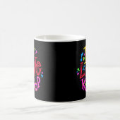 Mug Saranghae Coréen Poignée de doigt Graphique J'aime (Centre)