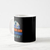Mug Sarcasm And Tech-suprt Since-1977 Funny Design (Devant gauche)