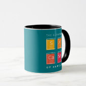 Mug SARCASM Les Éléments De La Science De L'Humour Drô (Devant droit)