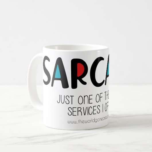 Mug Sarcasme (Devant gauche)