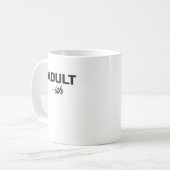 Mug Sarcasme adulte (Devant gauche)