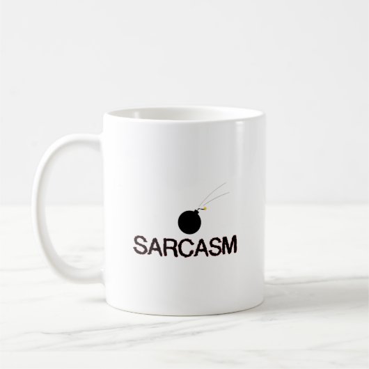 Mug Sarcasme bombardée (Gauche)
