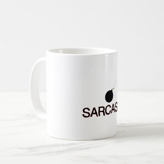 Mug Sarcasme bombardée (Devant gauche)