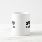 Mug Sarcasme C'est comme ça que je me serre dans mes b (Centre)