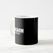 Mug Sarcasme C'est Comment Je Fais Un Câlin Citation D (Devant gauche)