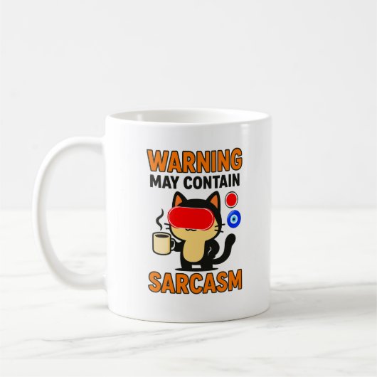 Mug Sarcasme drôle (Gauche)