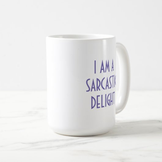 Mug Sarcasme drôle (Devant droit)