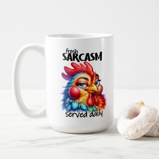 Mug Sarcasme frais (Avec donut)