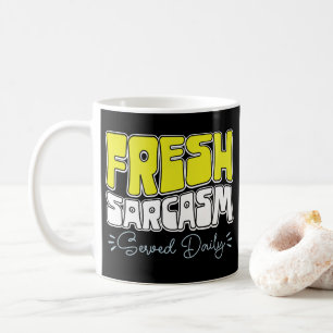 Mug Sarcasme Frais Servi Quotidiennement Sarcasme Drôl