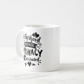Mug Sarcasme Motherhood drôle (Devant gauche)